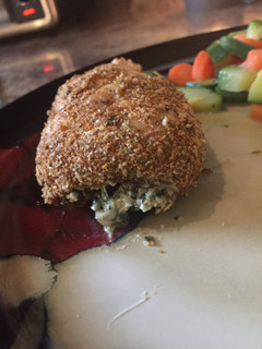 A picture of Spinach Dip Stuffed Cajun Chicken Breast.