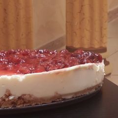 A picture of Simple flavoured , no baking cheesecake.