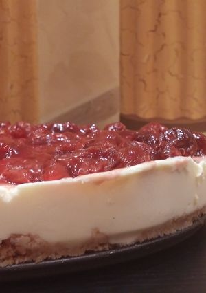 A picture of Simple flavoured , no baking cheesecake.