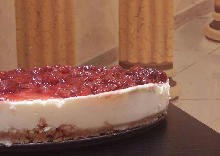 Simple  flavoured , no baking  cheesecake