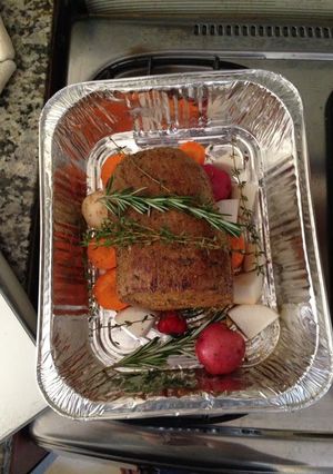 A picture of Roast Beef Loin At It's Best.