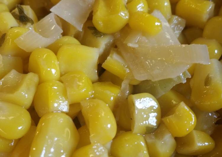 Corn W/ Ginger &amp; Lemongrass