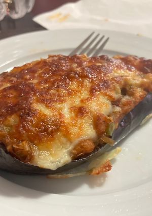 Foto principal de Berenjena rellena airfryer