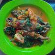 Ikan kembung bumbu bali plus kemangi