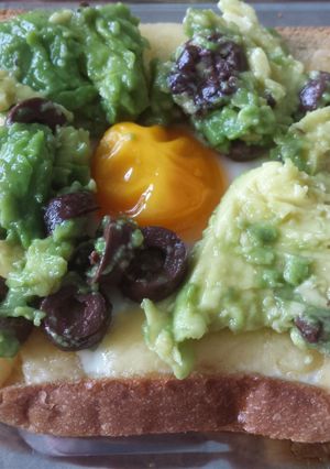 A picture of Avocado Egg in a Basket.