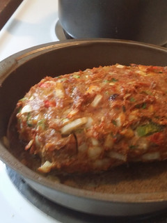 A picture of Chicken vegetable melody meatloaf.