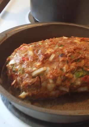 A picture of Chicken vegetable melody meatloaf.