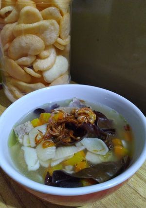 Foto resep Sop Makaroni Ayam
