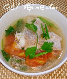 canh cá diêu hồng