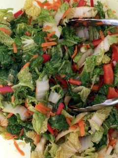 A picture of Asian slaw.