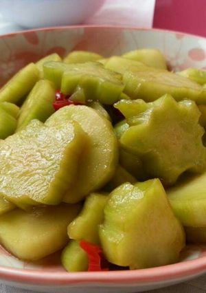 涼拌青花梗 🍀素食 的食譜成品照片