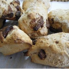 A picture of Butter-Free Easy Scones Made with Pancake Mix.