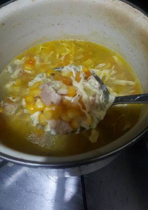 Foto resep Sop jagung simpel