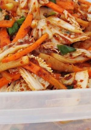 O poză a rețetei Kimchi.
