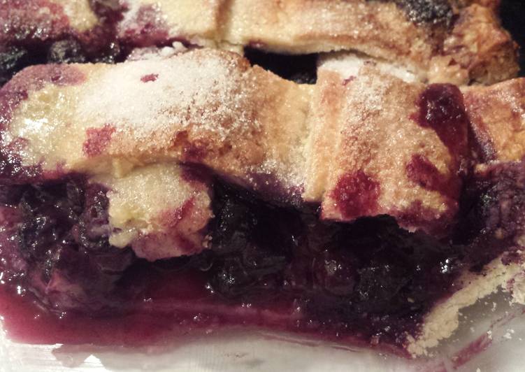 How to Make Homemade Blueberry pie