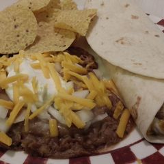 A picture of Nan's Refried Beans.