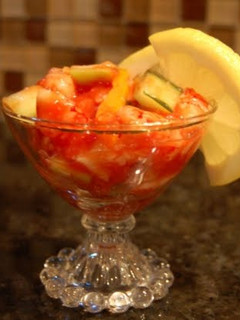A picture of Seafood Cocktail Salad.