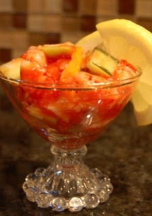 A picture of Seafood Cocktail Salad.