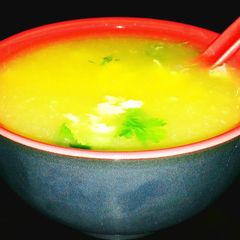 A picture of Mike's Easy Egg Drop Soup.