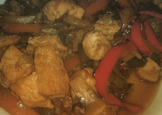 Stir-Fried Chicken &amp; Vegetables