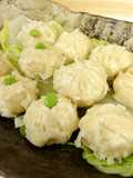 Tofu and Ground Chicken Shumai Dumplings