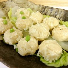 A picture of Tofu and Ground Chicken Shumai Dumplings.