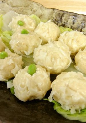 A picture of Tofu and Ground Chicken Shumai Dumplings.