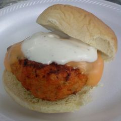 A picture of Grilled Buffalo Chicken Sliders.