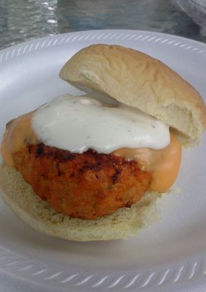 A picture of Grilled Buffalo Chicken Sliders.