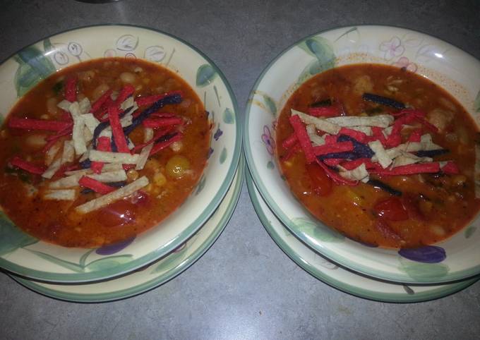 Easiest Way to Prepare Favorite Chicken tortilla soup