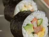 avocado sushi rolls