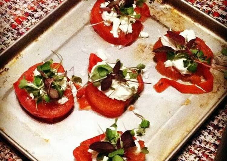 Tomato and Goat Cheese Bites