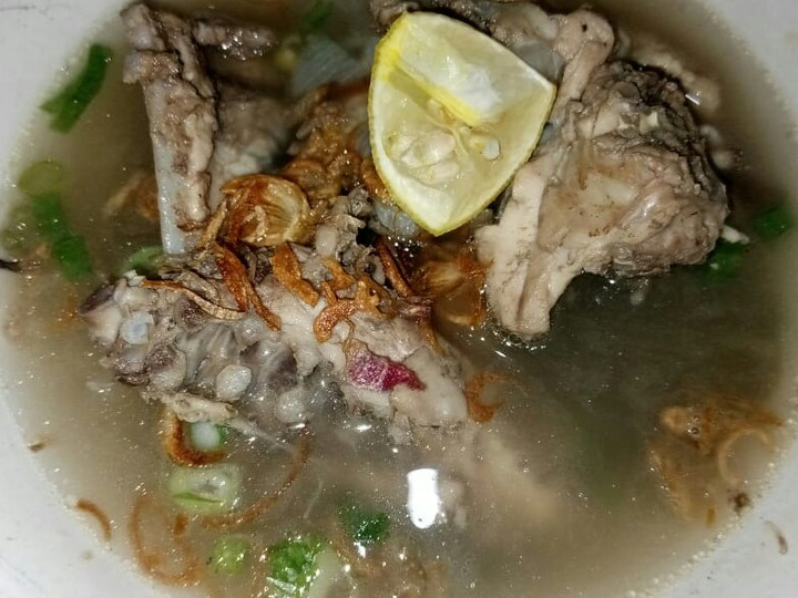  Cara mudah buat Soto Bongkong Semarangan plus Tengkleng Ayam  lezat