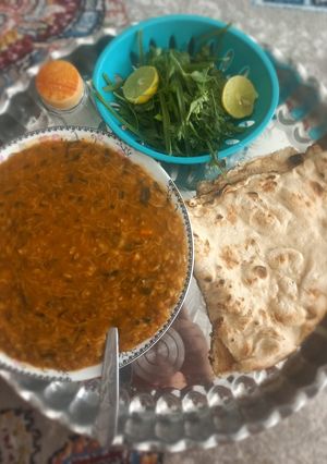 عکسی از دستور سوپ خوشمزه نازلی پز 😋🍲