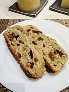 Una foto de Stollen (pan dulce alemán)