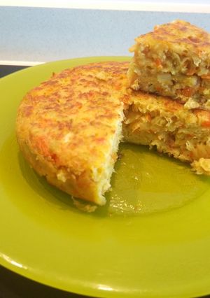 Una foto de Mini tortilla de verduras