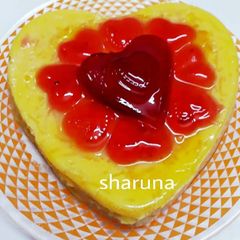 A picture of Mango falooda pudding.