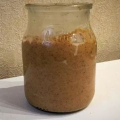 A picture of Almond butter really easy!.