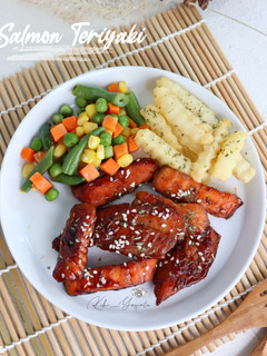 Foto resep Salmon Panggang Teriyaki
