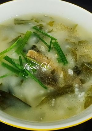 Hình của món Cháo lươn rong biển.