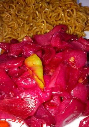 Foto resep Tumis kulit buah naga