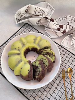 Foto resep Bolu Pandan Ketan Hitam