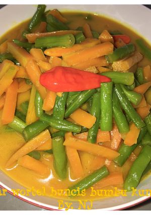 Foto resep Acar wortel buncis bumbu kuning