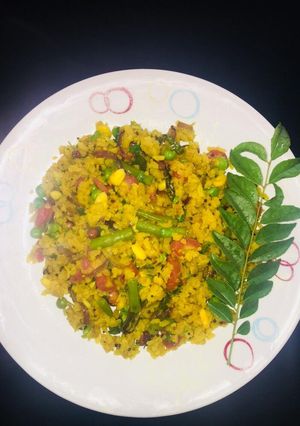A picture of Vegetables Poha.