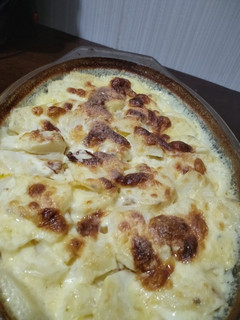 Una foto de Papas a la crema