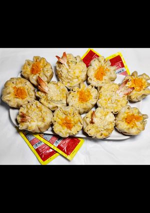 Foto resep Dimsum Ayam dan Udang Isi Keju Lumer