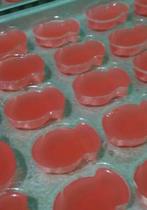 Foto resep 5. Puding strawberry mini super gampil