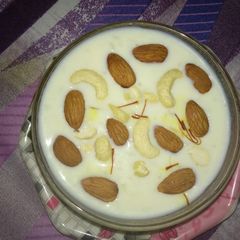 A picture of Kesar Badam kheer.