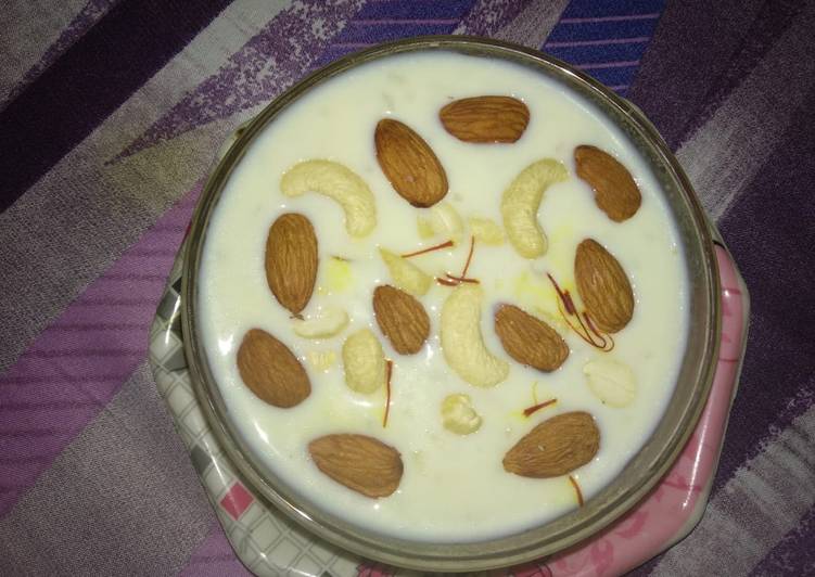 Recipe of Kesar Badam kheer