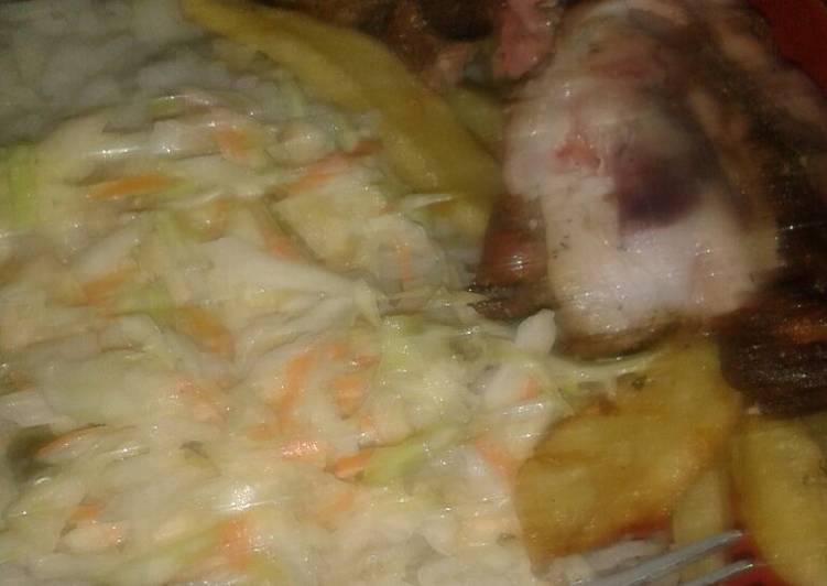 Recipe of Homemade Grated cabbage and carrots salad